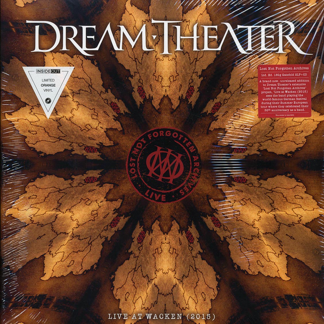 Dream Theater - Live At Wacken 2015 (ltd. ed.) (2xLP) (180g) (orange vinyl)