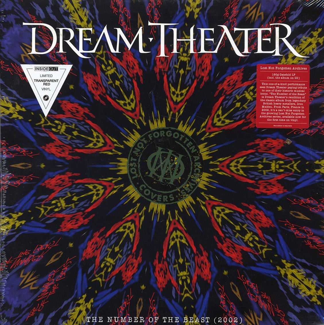 Dream Theater - The Number Of The Beast 2002 (ltd. ed.) (180g) (red vinyl) (remastered) (incl. CD)