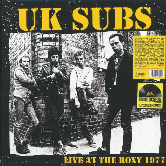 UK Subs - Live At The Roxy 1977 (RSD 2024) (yellow vinyl)