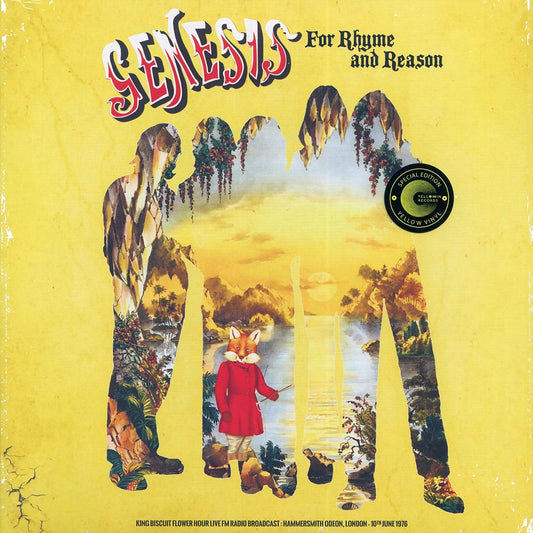 Genesis - For Rhyme And Reason: King Biscuit Flower Hour Live Hammersmith Odeon, London 10th June 1976 (yellow vinyl)