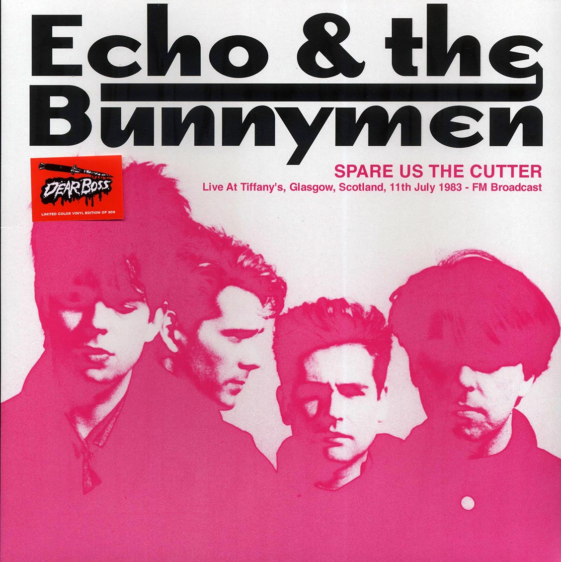 Echo & The Bunnymen - Spare Us The Cutter: Live At Tiffany's, Glasgow, Scotland, 11th July 1983 (ltd. 300 copies made) (colored vinyl)