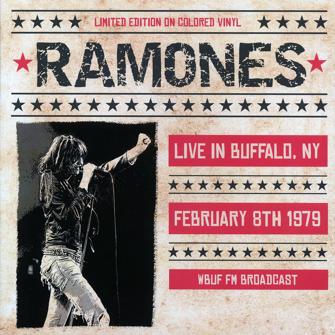 The Ramones - Live In Buffalo NY, February 8th 1979 WBUF FM Broadcast (pink vinyl)