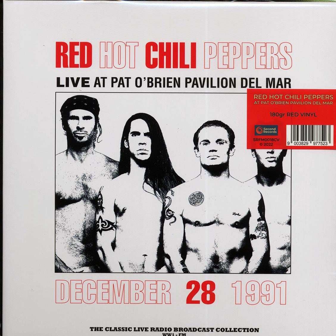 Red Hot Chili Peppers - Live At Pat O'Brien Pavilion Del Mar December 28 1991 (180g) (red vinyl)