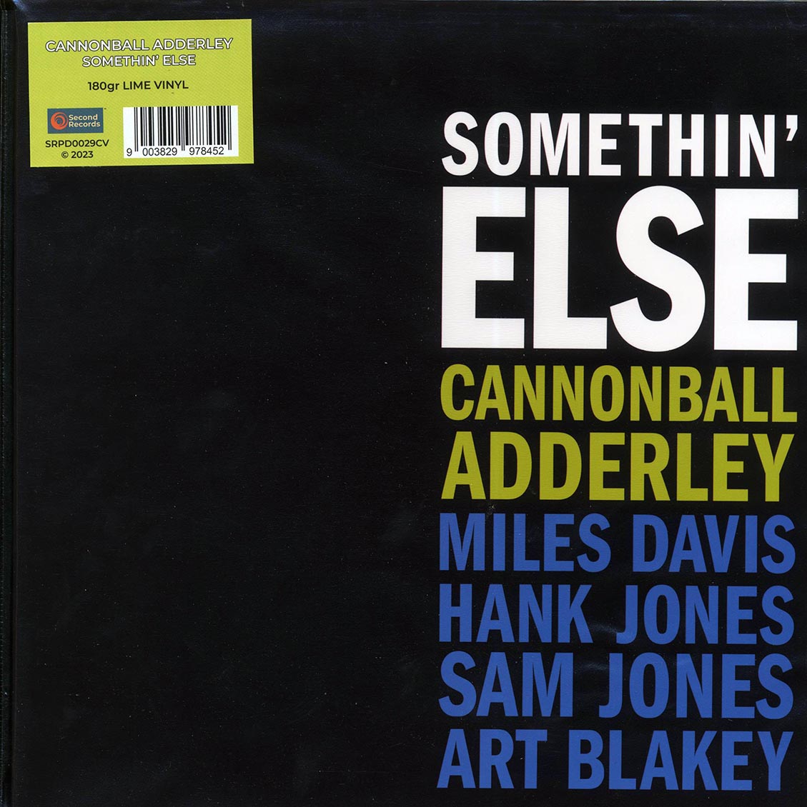 Cannonball Adderley - Somethin' Else (180g) (green vinyl)