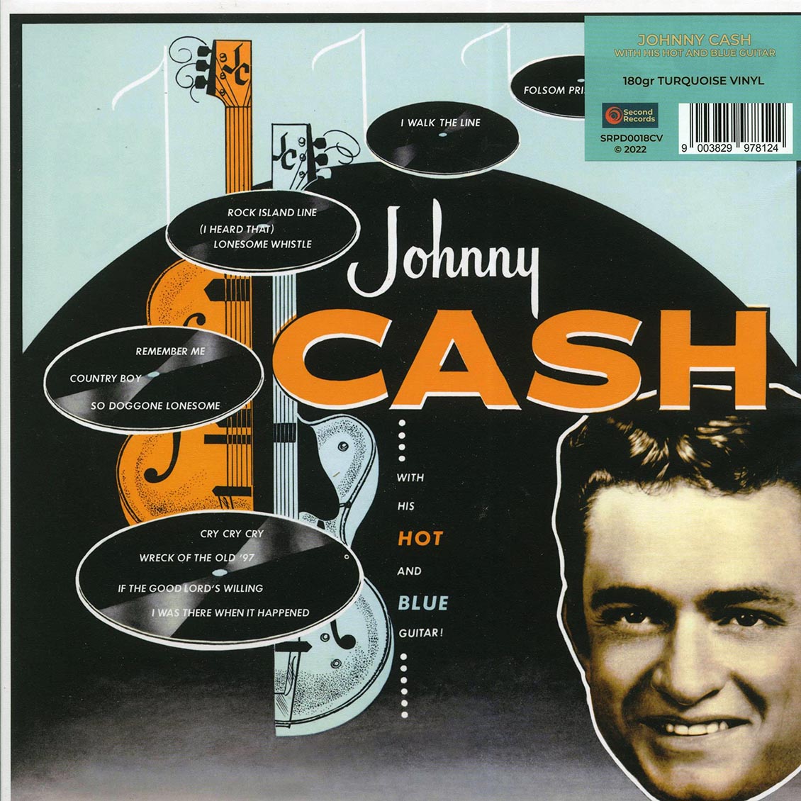 Johnny Cash - With His Hot And Blue Guitar (180g) (Colored vinyl (turquoise))