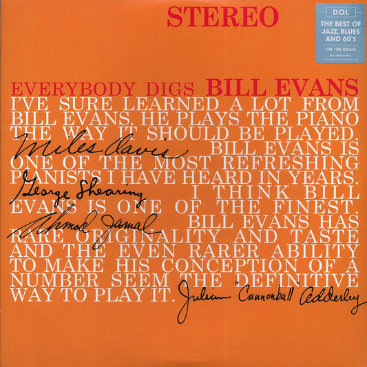 Bill Evans - Everybody Digs Bill Evans (180g)