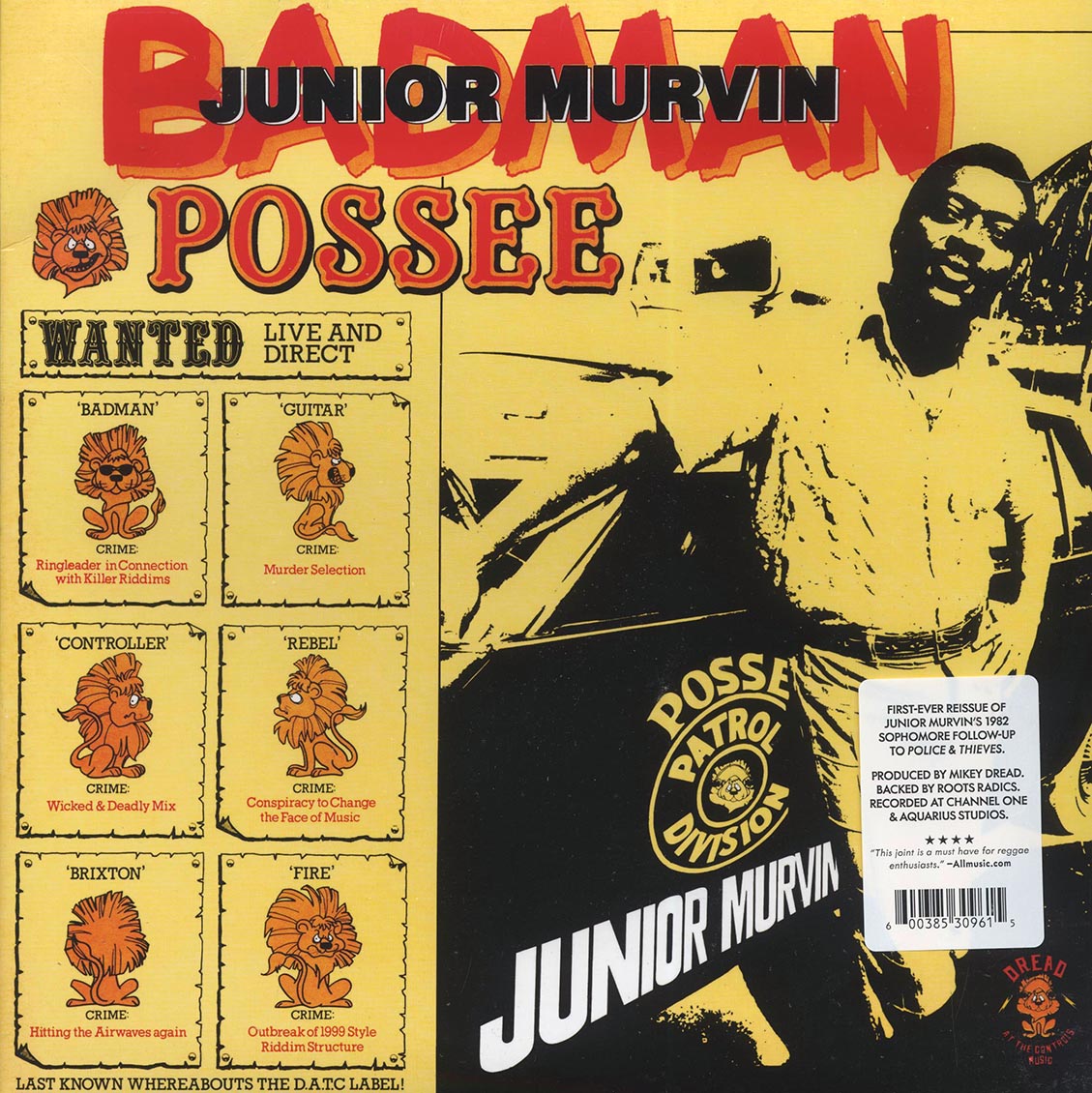 Jr. Murvin - Bad Man Possee (ltd. 500 copies made)