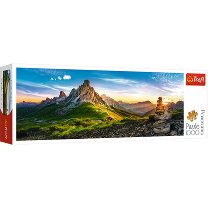 Panorama 1000 Piece Jigsaw Puzzles, Passo Di Giau, Dolomite Mountains, Puzzle of Italy, Adult Puzzles, Trefl 29038