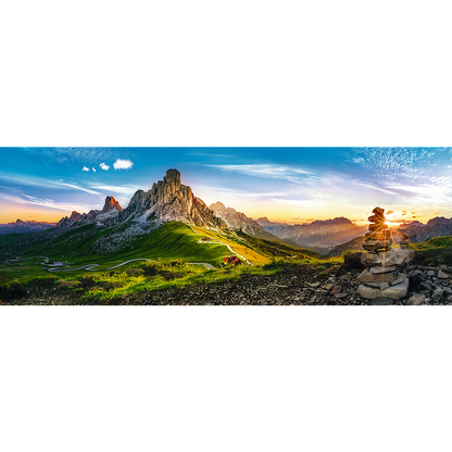 Panorama 1000 Piece Jigsaw Puzzles, Passo Di Giau, Dolomite Mountains, Puzzle of Italy, Adult Puzzles, Trefl 29038