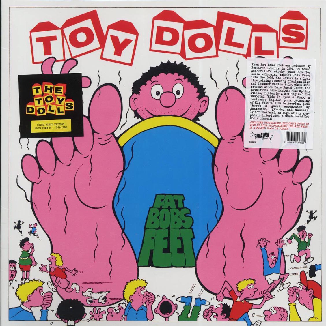 The Toy Dolls - Fat Bob's Feet (ltd. 200 copies made) (blue vinyl)