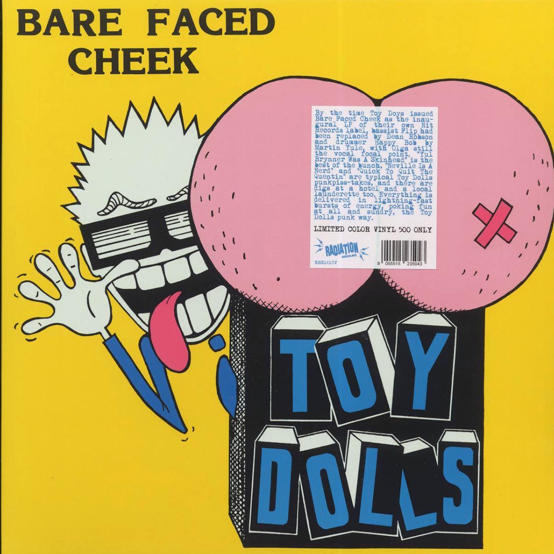 The Toy Dolls - Bare Faced Cheek (ltd. ed.) (blue vinyl)