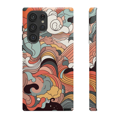 ABSTRACT DOODLE CLOUDS | Tough Phone Case