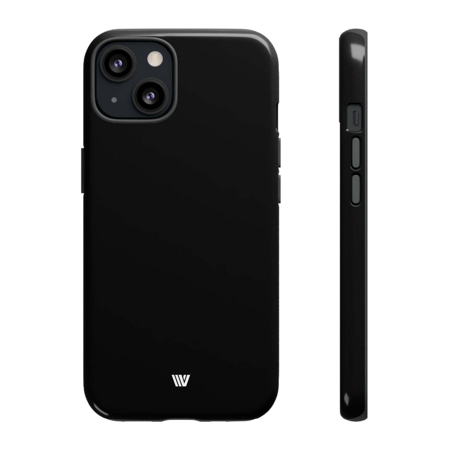 JET BLACK | Tough Phone Case