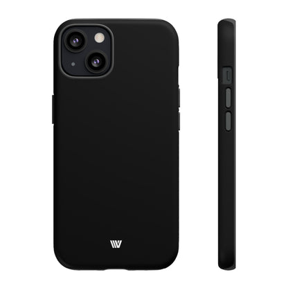 JET BLACK | Tough Phone Case