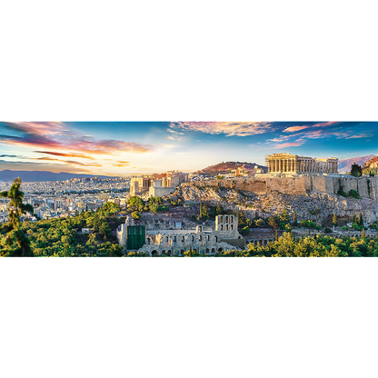 Panorama 500 Piece Jigsaw Puzzles, Acropolis, Athens Greece Puzzle, Parthenon Puzzle, Adult Puzzles, Trefl 29503