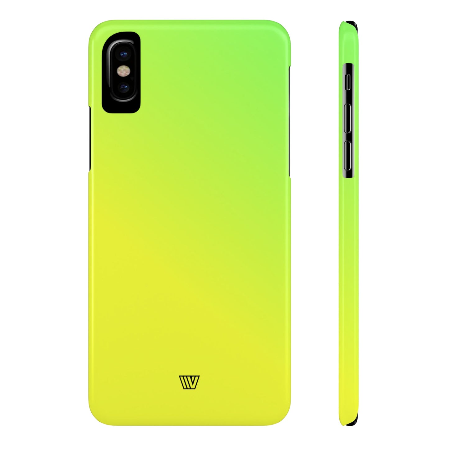 LEMON LIME NEON | Slim iPhone Case