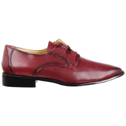 Blacktown Genuine Leather Oxford Style Lace-Up Dress Shoes For Men