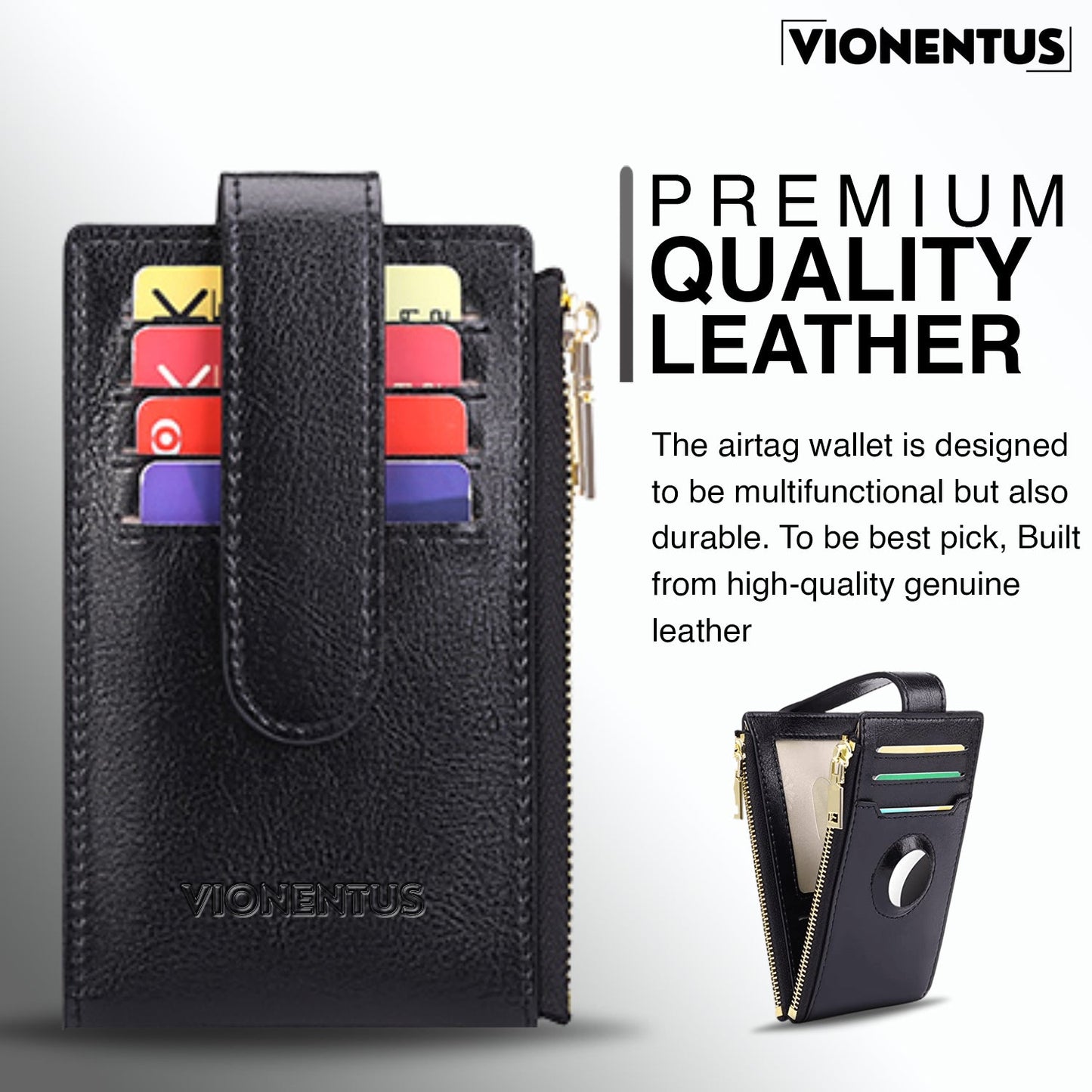 Women's AirTag Wallet : Deluxe Smart VN300