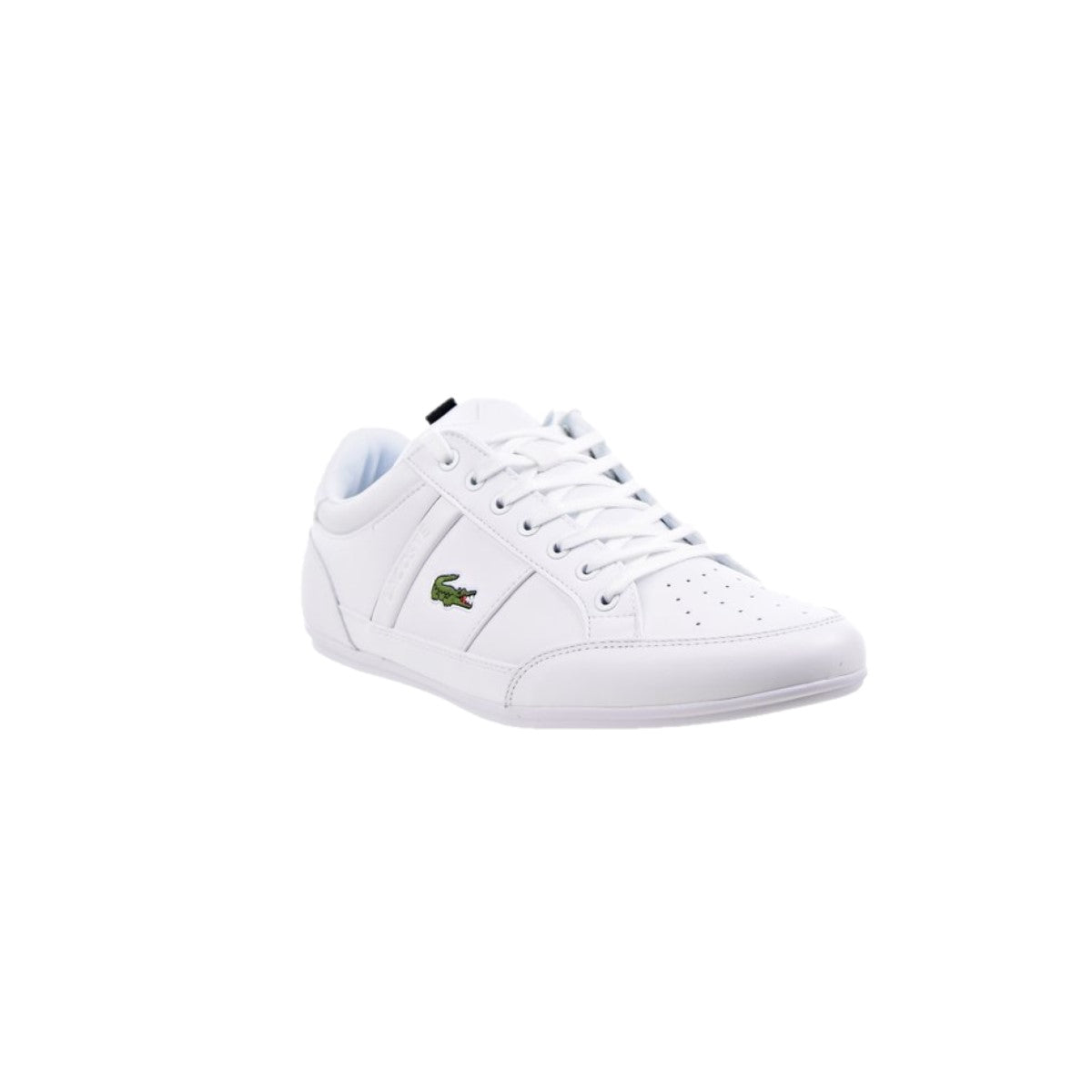 LACOSTE 7-42CMA0014147 CHAYMON 0121 1 MN'S (Medium) White/Black Synthetic &  Leather Lifestyle Shoes