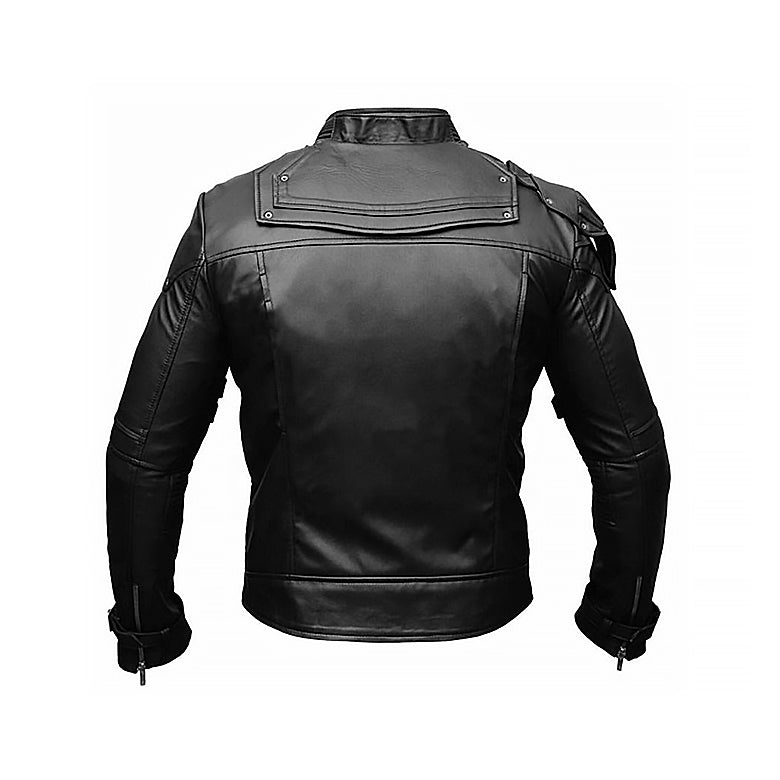 Belted Cuffs Moto Jacket