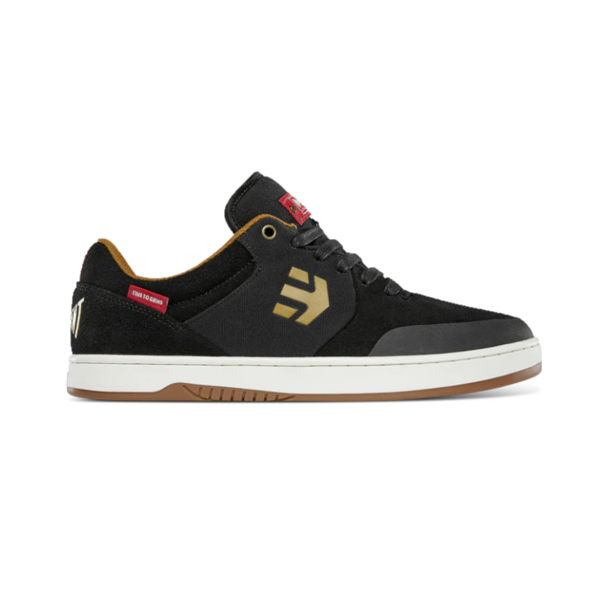 ETNIES 4107000584 001 MARANA MICHELIN X INDY X NASSIM LACHHAB MN'S (Medium) Black Suede, Synthetic & Canvas Skate Shoes