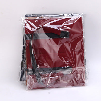 Red Wine Leather Packaging Box Cloth Leather Bag Handbag