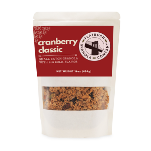 Cranberry Classic: Crunchy, Nutty Gluten-free Granola Mix with Dried Cranberries (pouch)