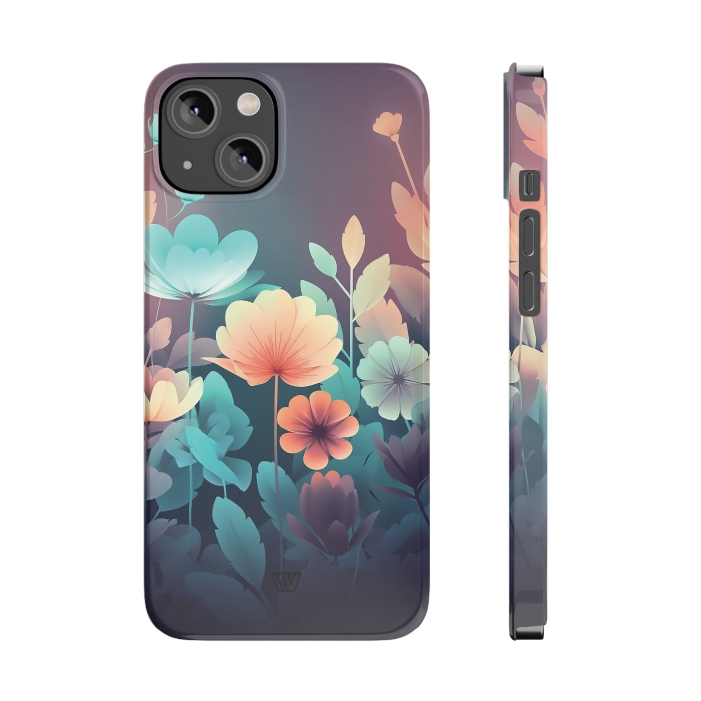 MIDNIGHT FLOWERS | Slim iPhone Case