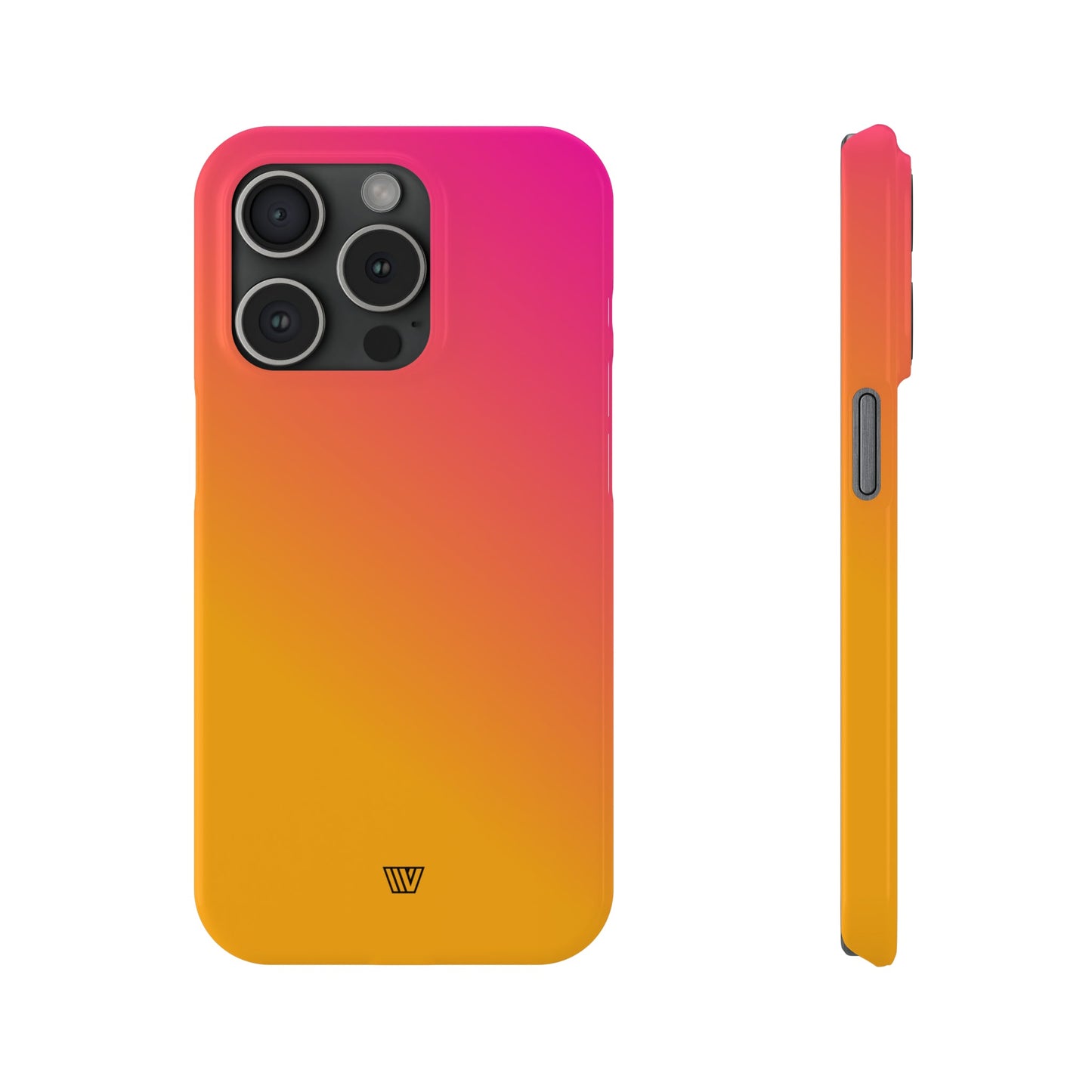 HOT PINK ORANGE | Slim iPhone Case