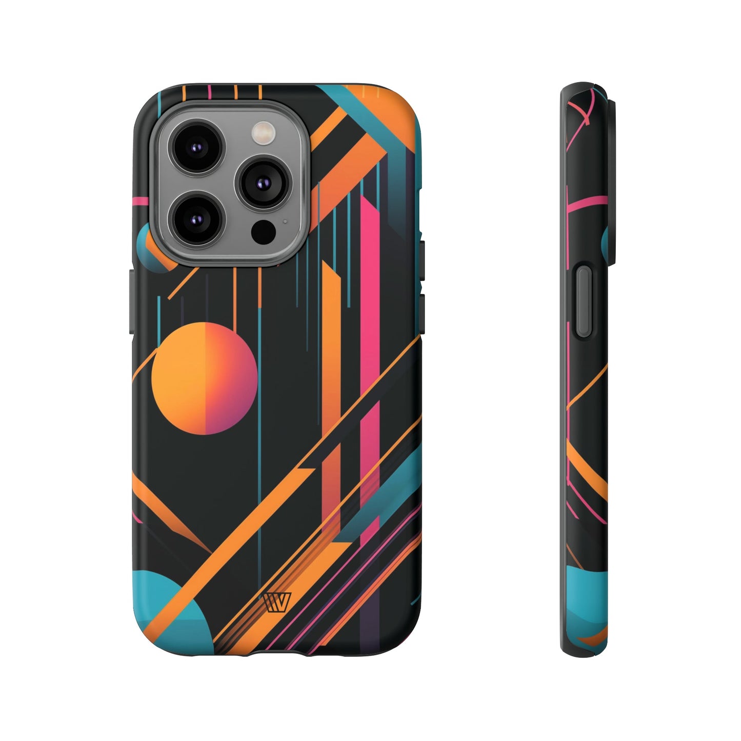 BOLD RETRO LINES | Tough Phone Case