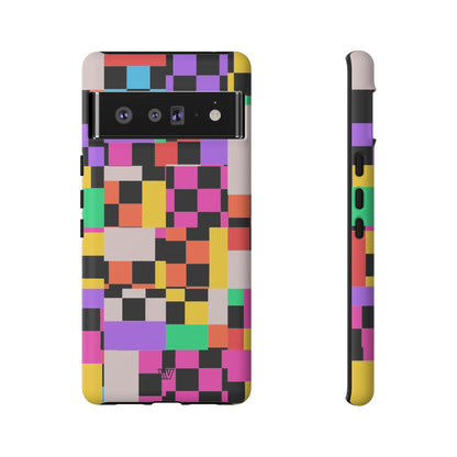 MASHED UP CHECKERBOARD | Tough Phone Case