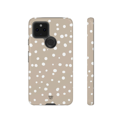 BEIGE DOTS | Tough Phone Case