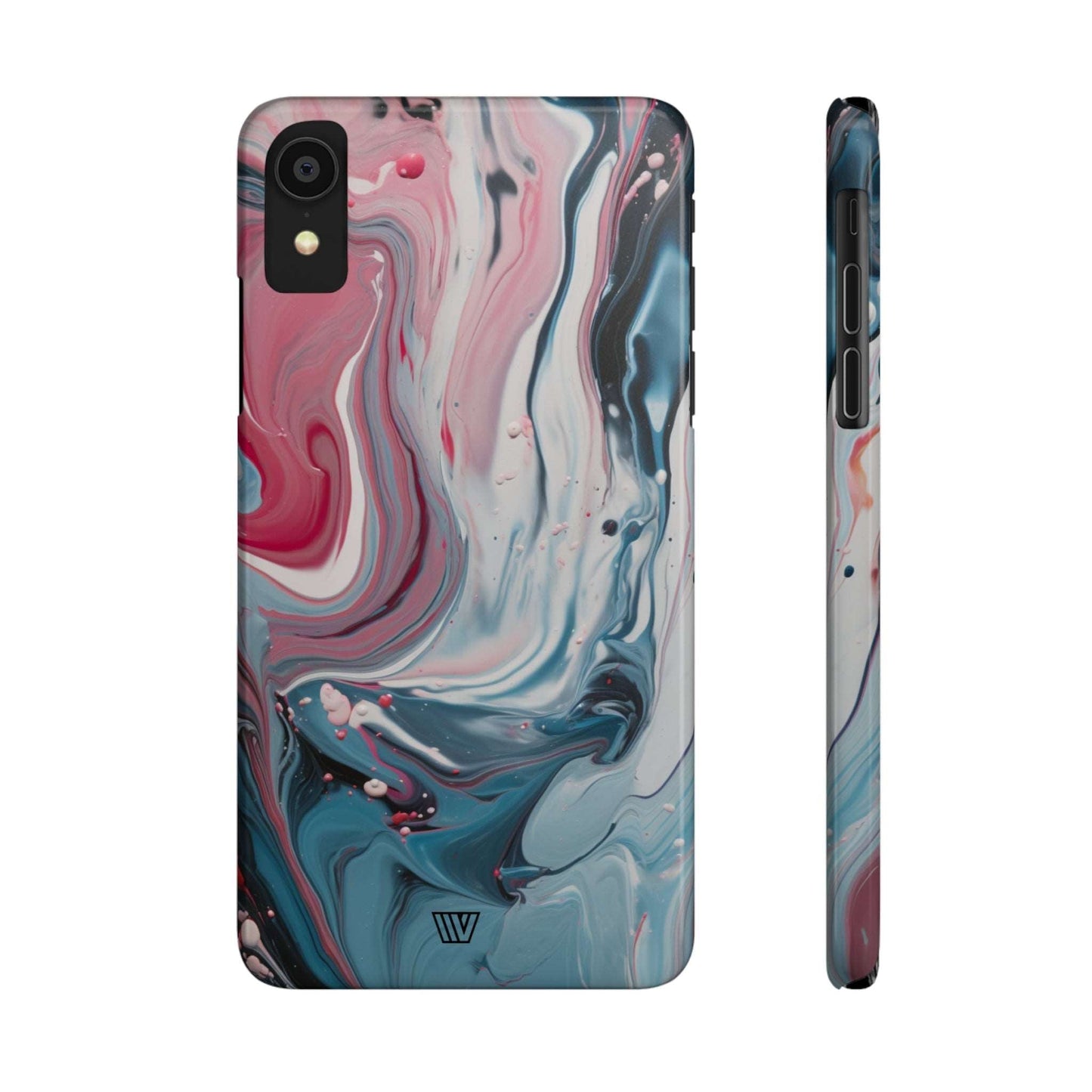 BLUE PASTEL SWIRL | Slim iPhone Case