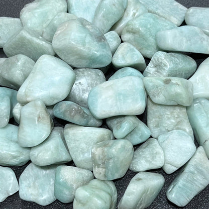 Amazonite Tumbled (1/2 lb) 8 oz Bulk Wholesale Lot Half Pound Polished Natural Gemstones Healing Crystals And Stones