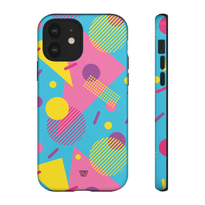 80s / 90s RETO PATTERN LIGHT BLUE | Tough Phone Case