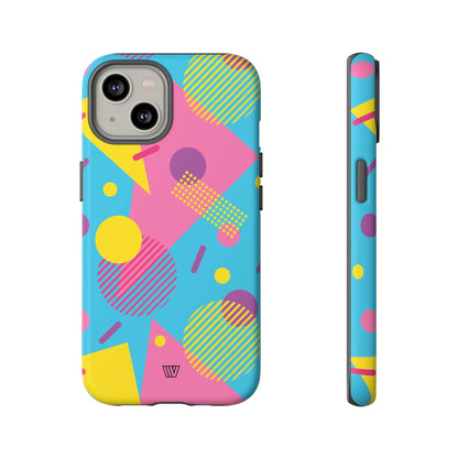 80s / 90s RETO PATTERN LIGHT BLUE | Tough Phone Case