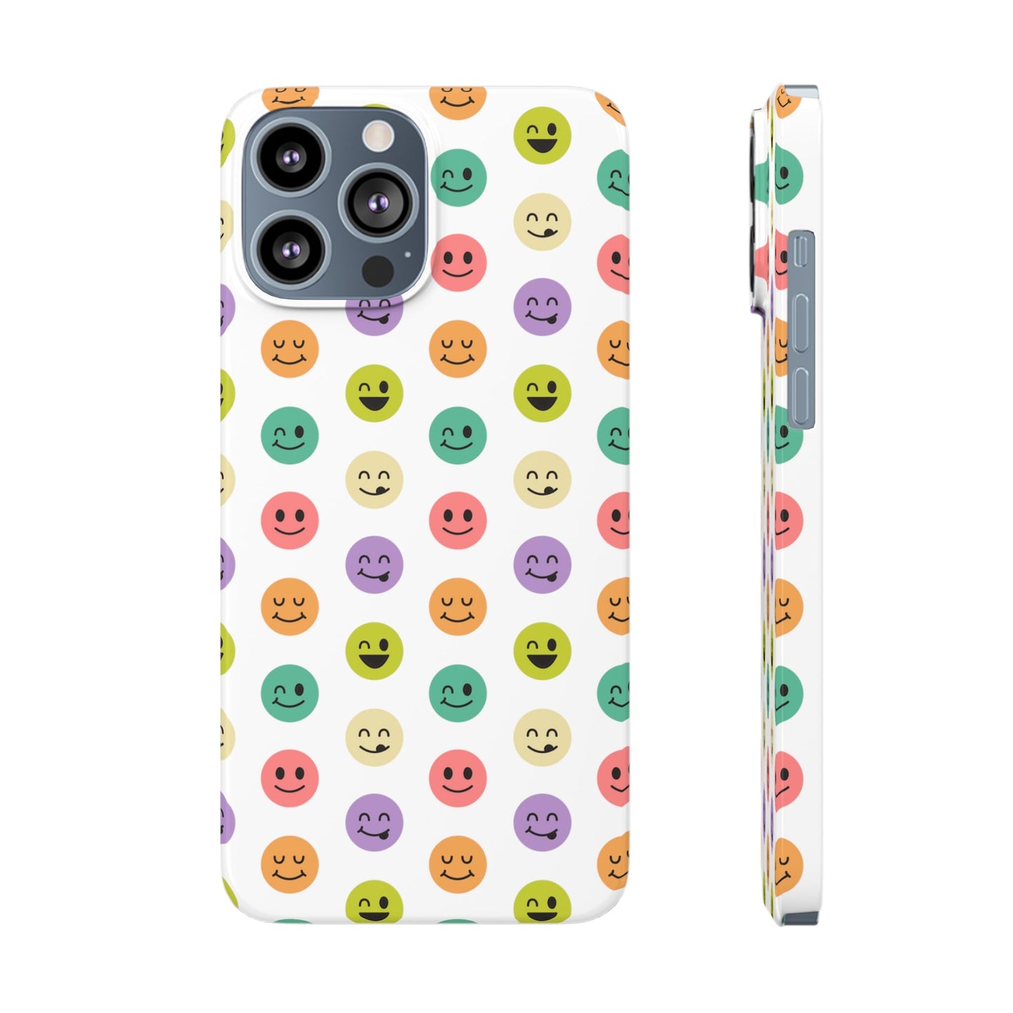 SMILEY FACE PATTERN | Slim iPhone Case