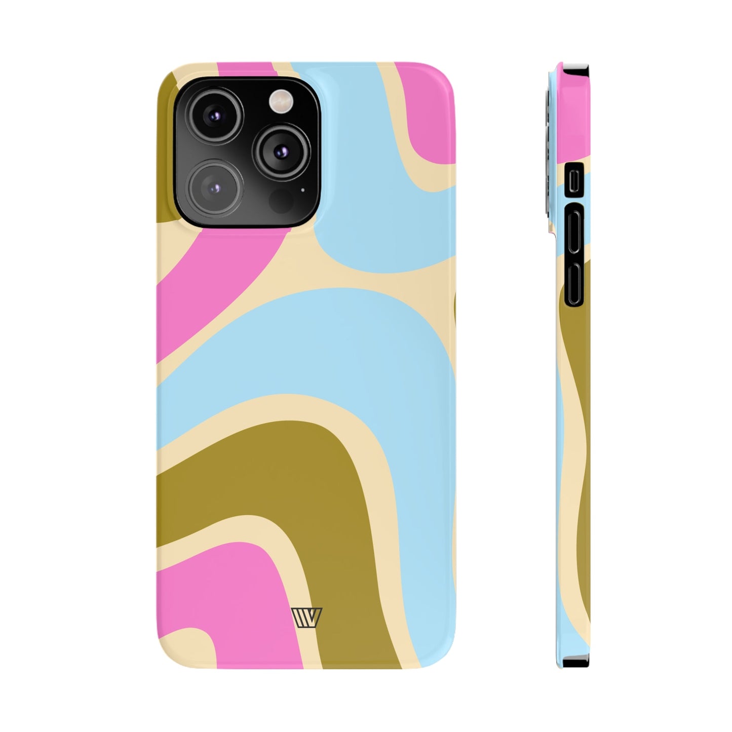 LARGE GROOVY WAVES | Slim iPhone Case