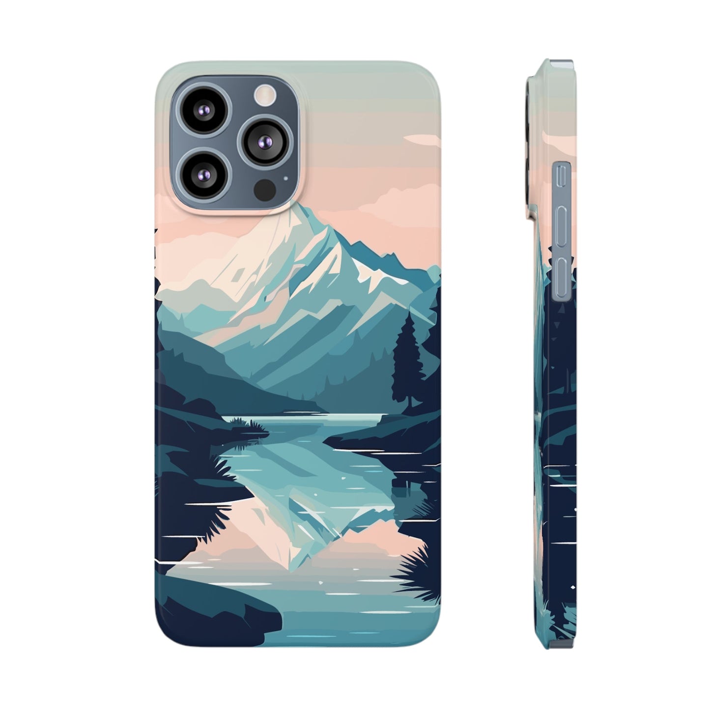 SNOWCAPPED MOUNTAINS | Slim iPhone Case