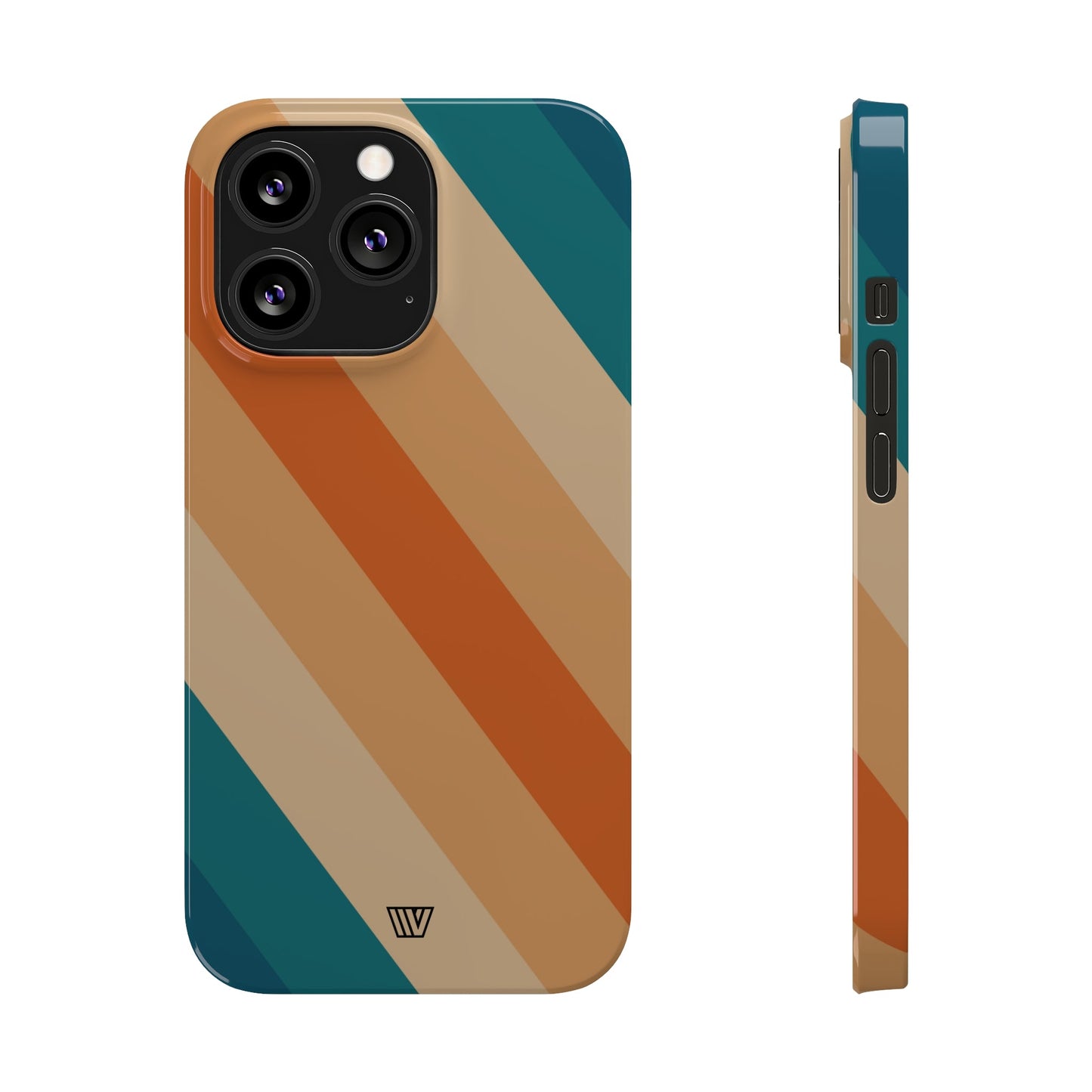 70s RETRO STRIPE | Slim iPhone Case