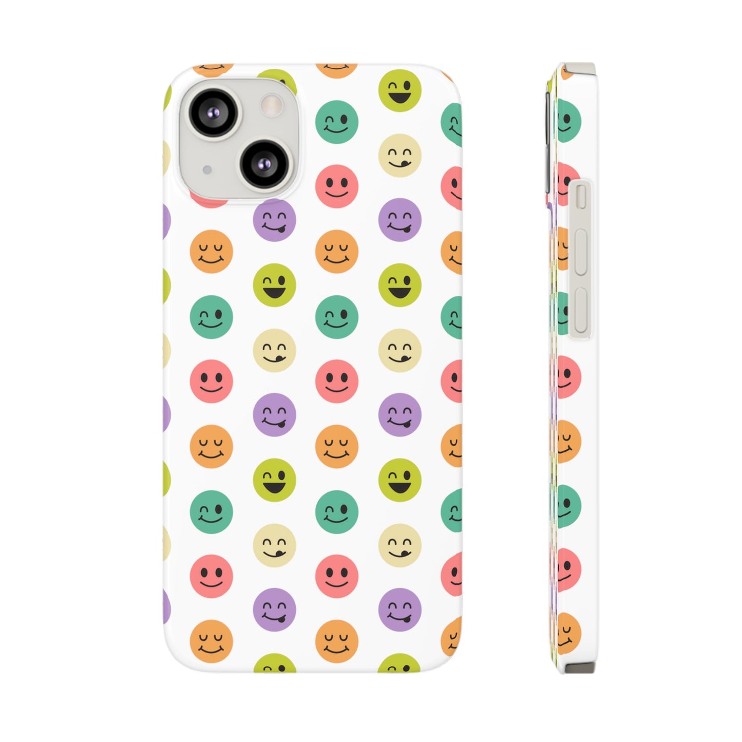 SMILEY FACE PATTERN | Slim iPhone Case