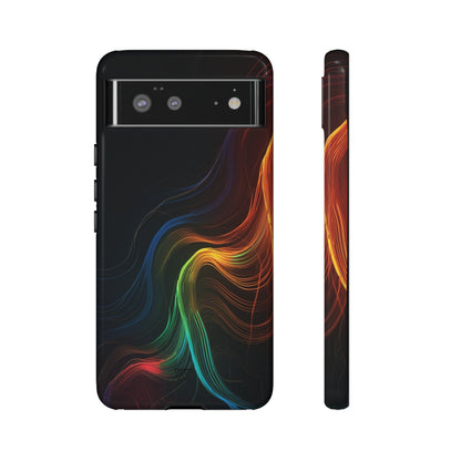 COLORFUL ABSTRACT LINES | Tough Phone Case