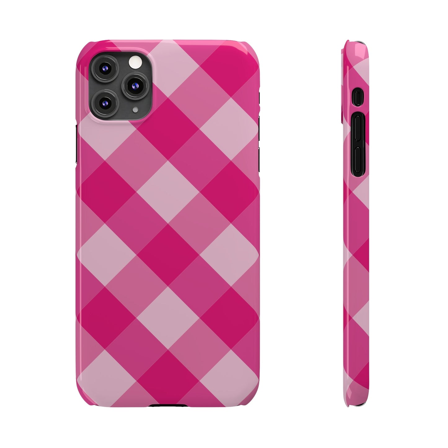 HOT PINK CLOTH Pattern  | Slim iPhone Case