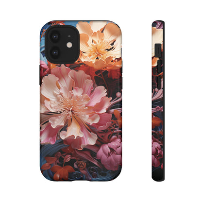 PAINT SWIRL FLOWERS | Tough Phone Case