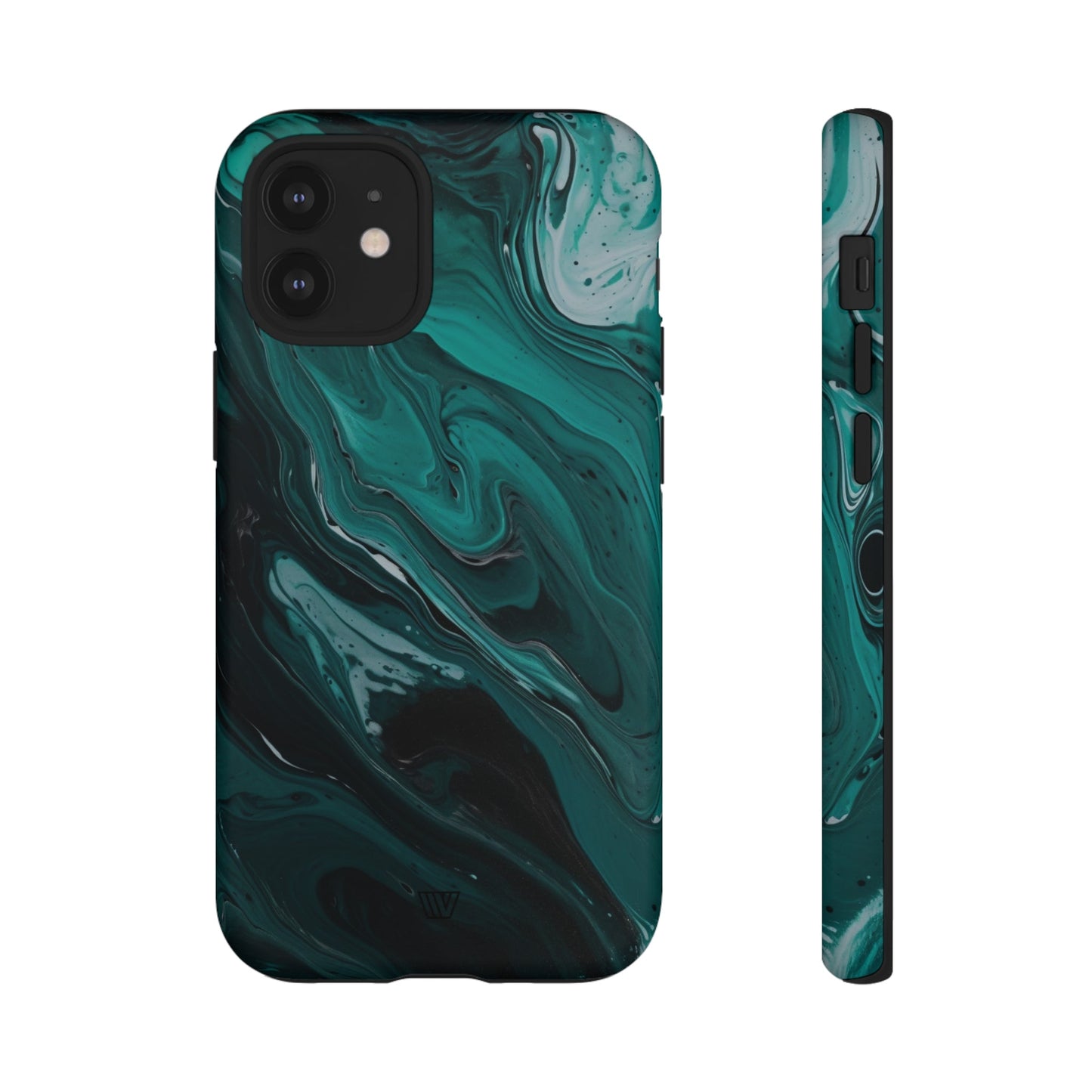 TEAL PAINT SWIRL | Tough Phone Case