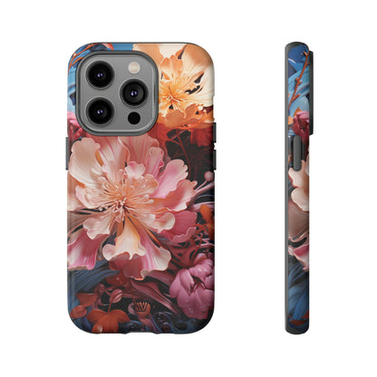 PAINT SWIRL FLOWERS | Tough Phone Case