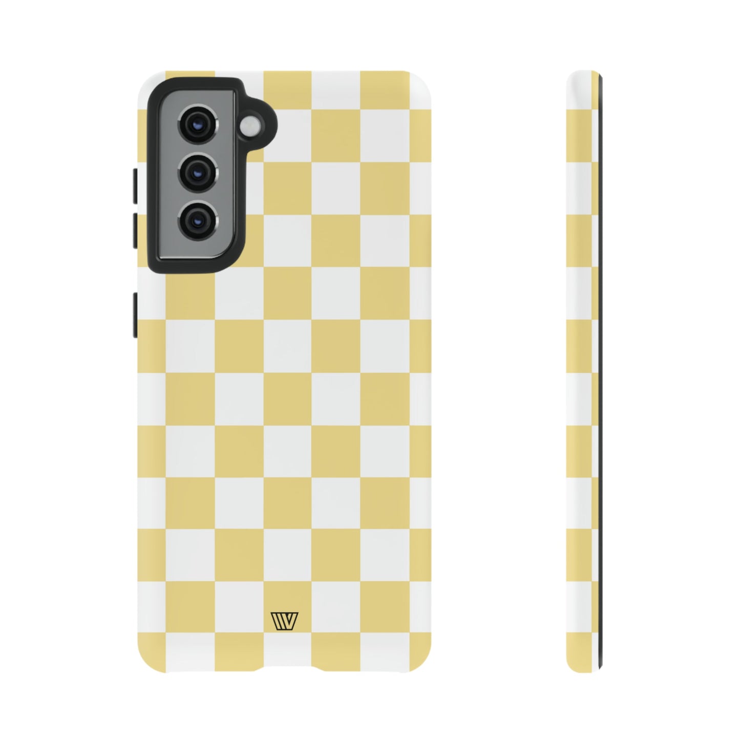 BANANA YELLOW CHECKERBOARD | Tough Phone Case