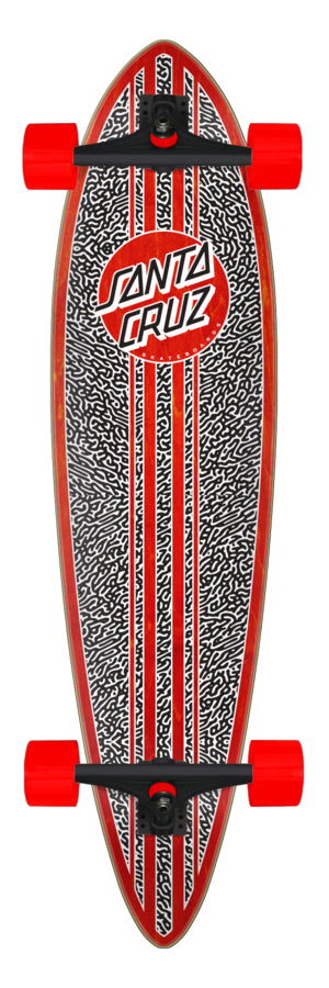 Santa Cruz Amoeba Dot Pintail Longboard 9.5 x 39