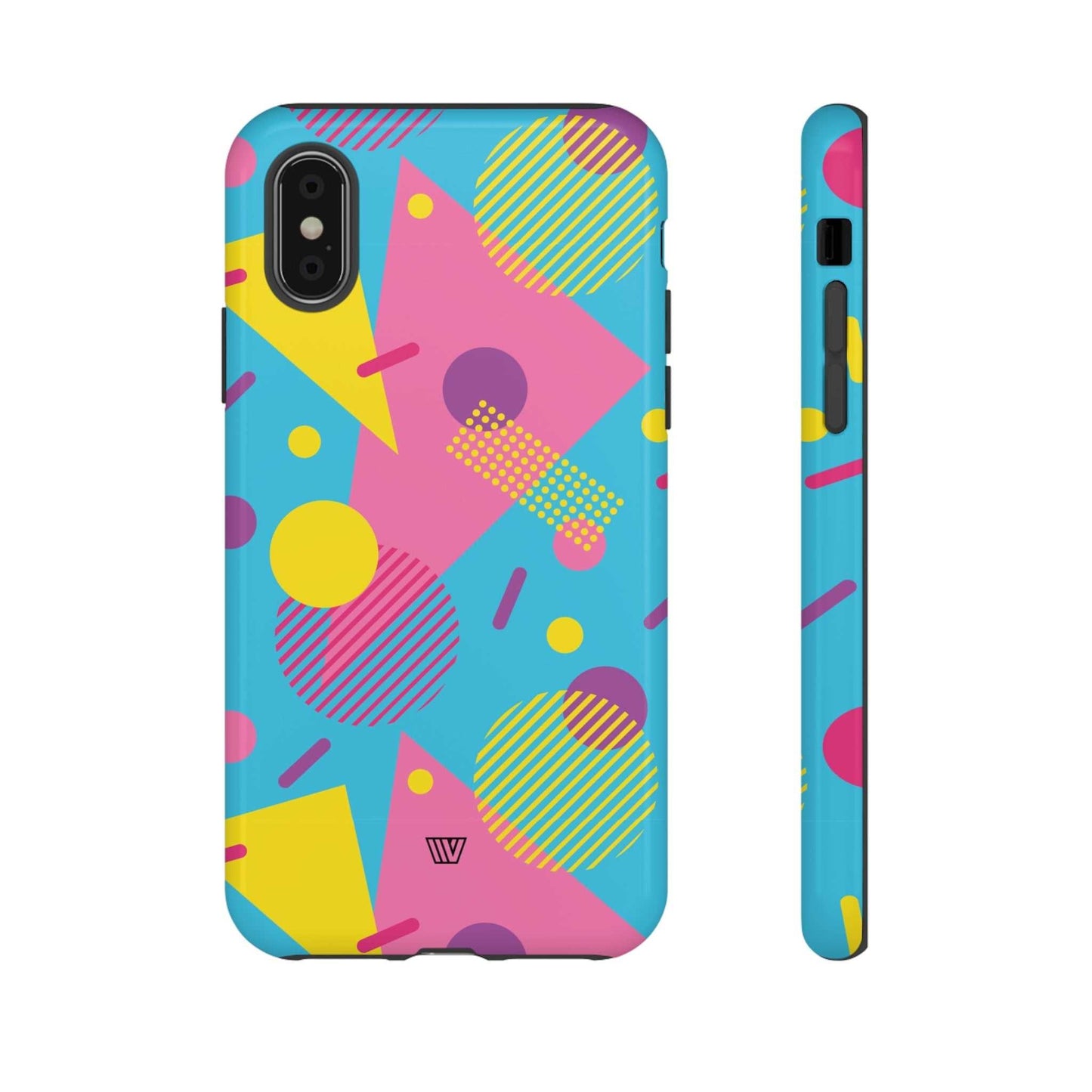 80s / 90s RETO PATTERN LIGHT BLUE | Tough Phone Case