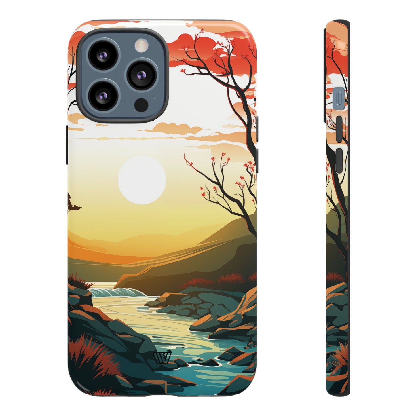 RIVER SUNSET | Tough Phone Case